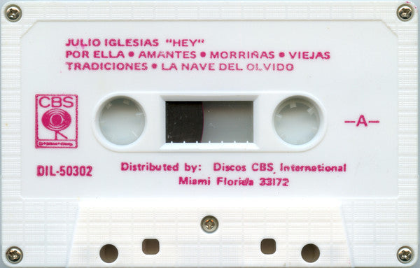 Julio Iglesias - Hey! (Cassette) - Discogs image 3