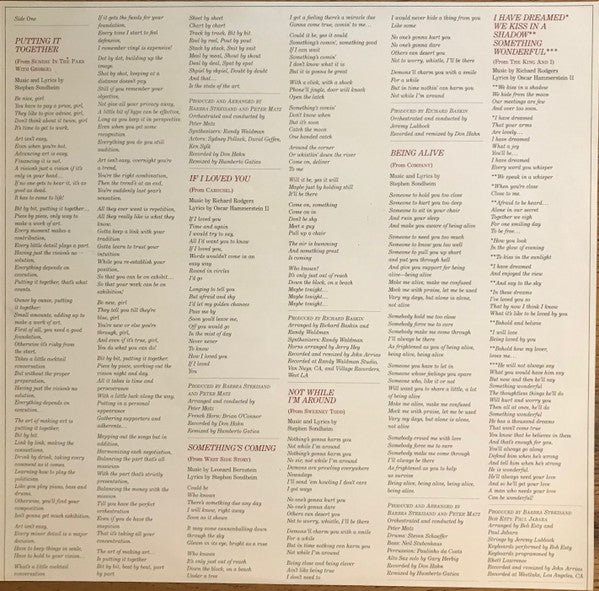 Barbra Streisand - The Broadway Album (LP) - Discogs image 5