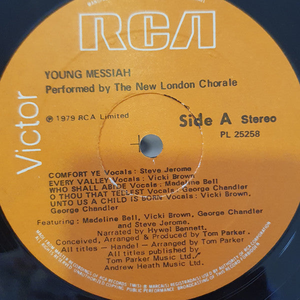 New London Chorale - Young Messiah (LP) - Discogs image 6