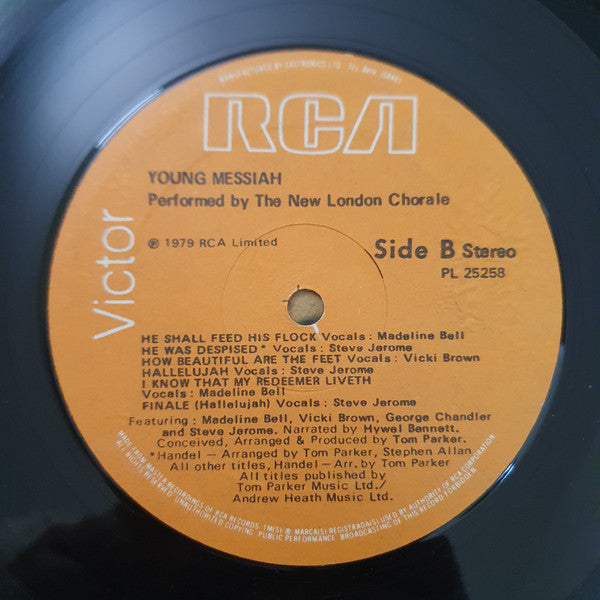 New London Chorale - Young Messiah (LP) - Discogs image 4