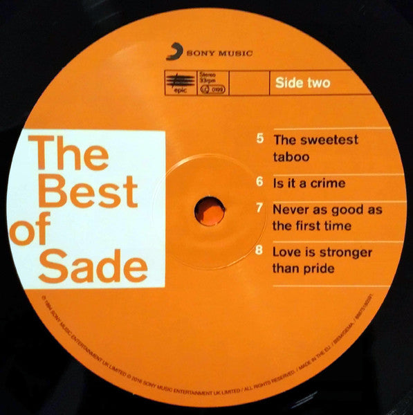 The Best Of Sade - Discogs image 6