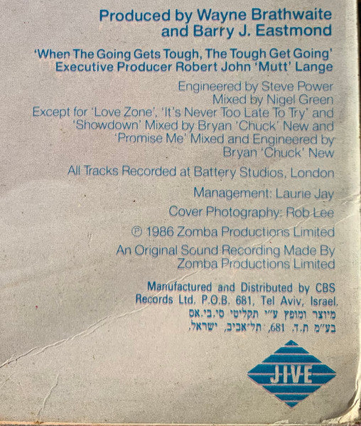 Billy Ocean - Love Zone (LP) - Discogs image 5