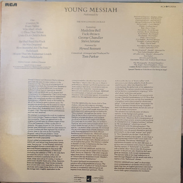 New London Chorale - Young Messiah (LP) - Discogs image 2