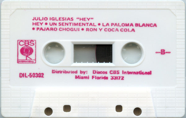 Julio Iglesias - Hey! (Cassette) - Discogs image 4