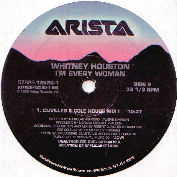 Whitney Houston - I'm Every Woman (2x12") - Discogs image 5
