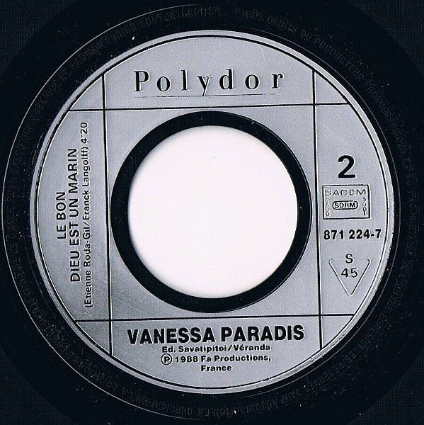 Vanessa Paradis - Maxou (7") - Discogs image 4