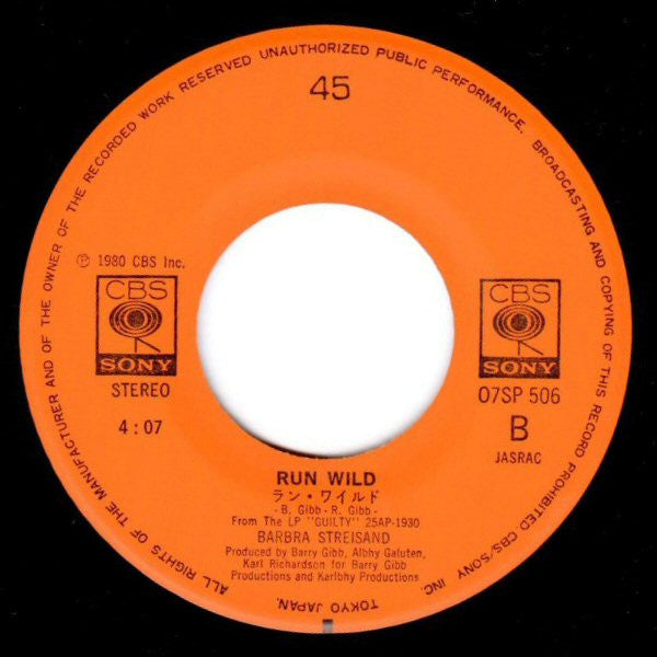 Barbra Streisand - Woman In Love (7") - Discogs image 4