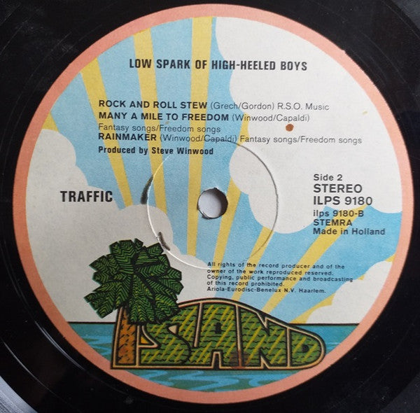 Traffic - The Low Spark Of High Heeled Boys (LP) - Discogs image 4
