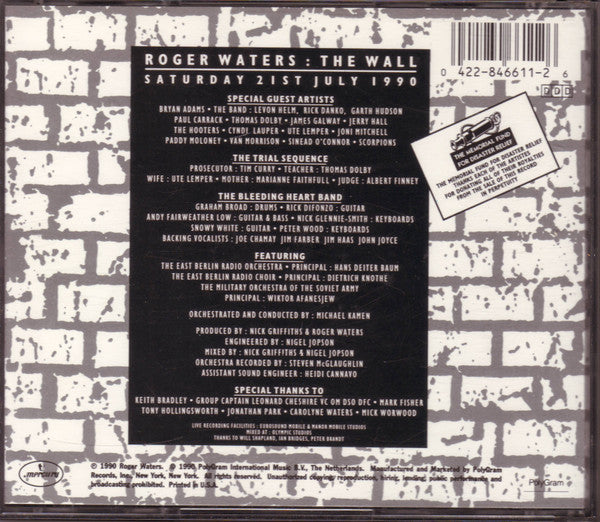 Roger Waters - The Wall (Live In Berlin) (2xCD) - Discogs image 2