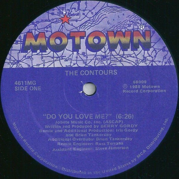 Contours, The - Do You Love Me? (12") - Discogs image 3