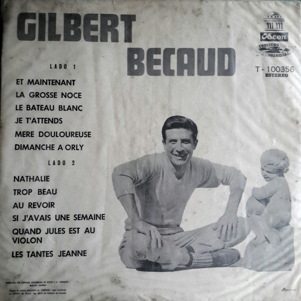 Gilbert Bécaud - Gilbert Bécaud (LP) - Discogs image 2