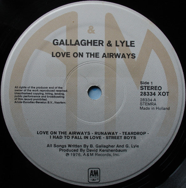 Gallagher & Lyle - Love On The Airwaves (LP) - Discogs image 6