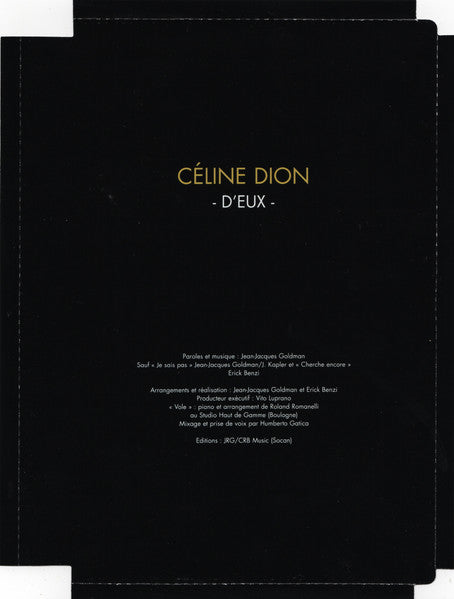 Céline Dion - D'eux (CD) - Discogs image 6