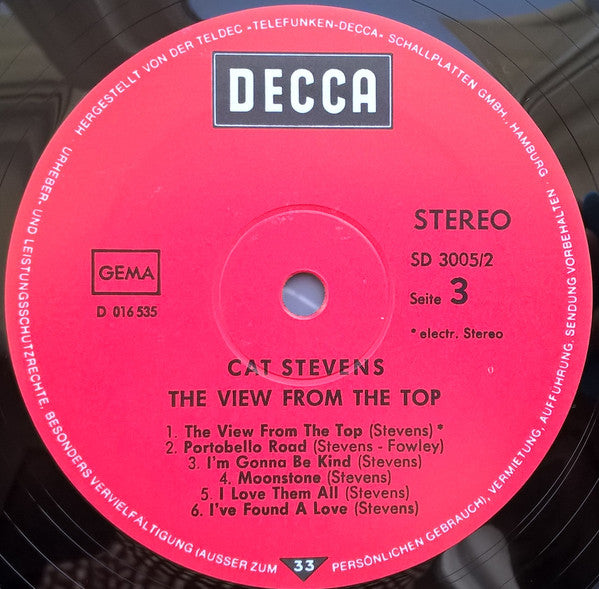 Cat Stevens - The View From The Top (2xLP) - Discogs image 6