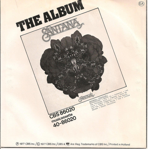 Santana - Let The Children Play / Carnaval (7") - Discogs image 2