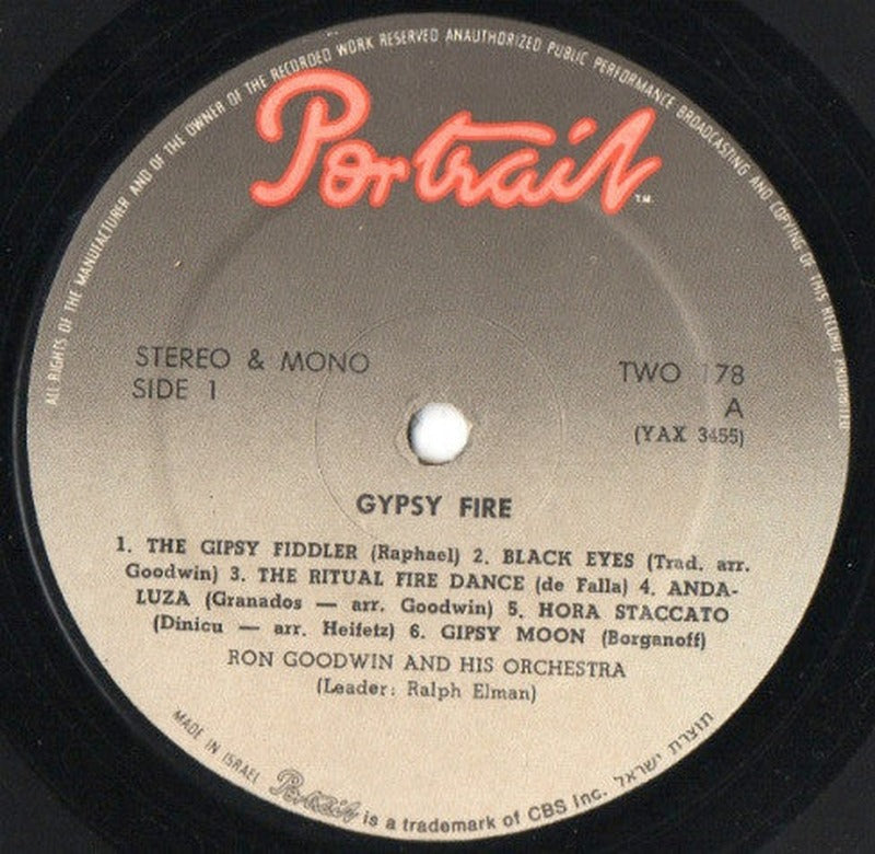 Ron Goodwin And His Orchestra - Gypsy Fire (LP) - Discogs image 2