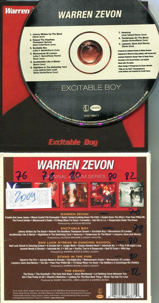 Warren Zevon - Original Album Series (Box Set) - Discogs image 5