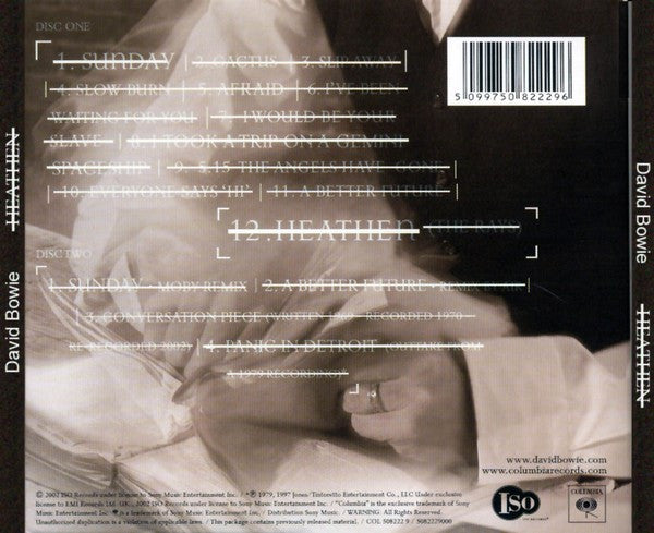 David Bowie - Heathen (CD) - Discogs image 2