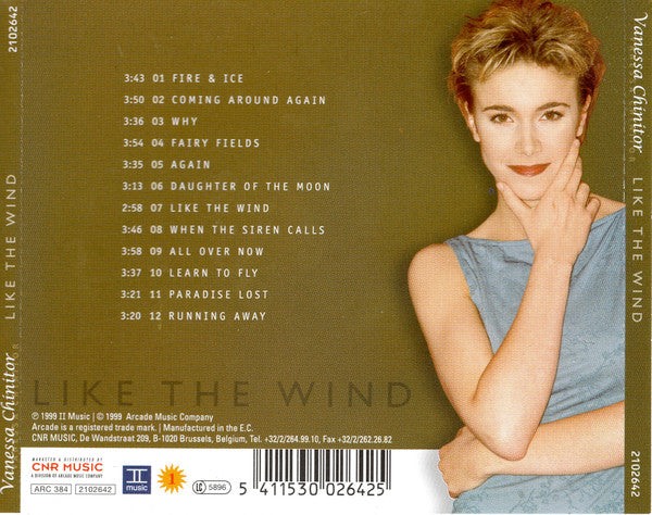 Vanessa Chinitor - Like The Wind (CD) - Discogs image 2