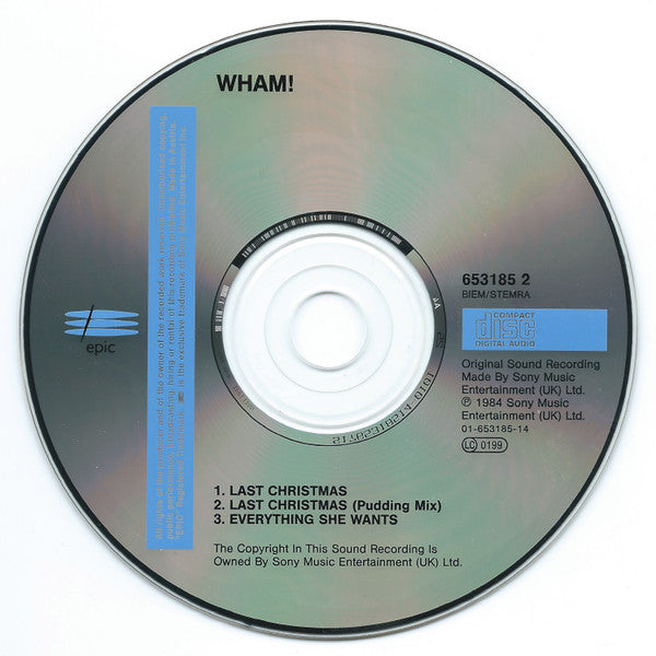Wham!, George Michael, Andrew Ridgeley - Last Christmas (CD) - Discogs image 4