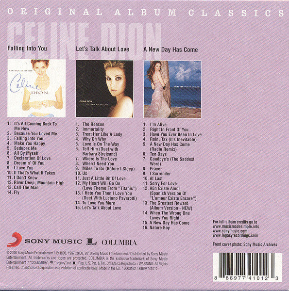 Céline Dion - Original Album Classics (Box Set) - Discogs image 2