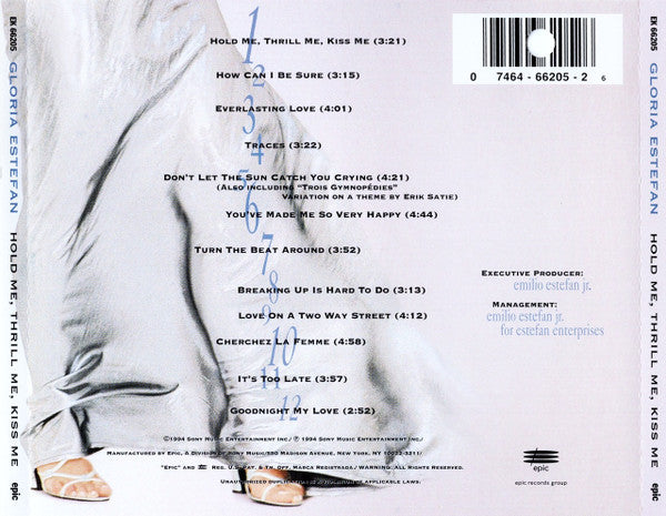 Gloria Estefan - Hold Me, Thrill Me, Kiss Me (CD) - Discogs image 2