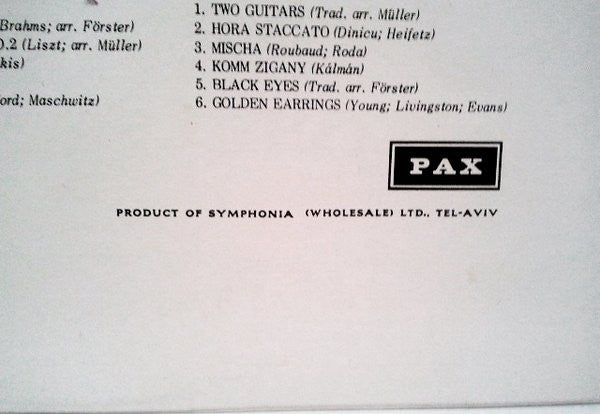 Werner Müller Und Sein Orchester - Gypsy! (LP) - Discogs image 3
