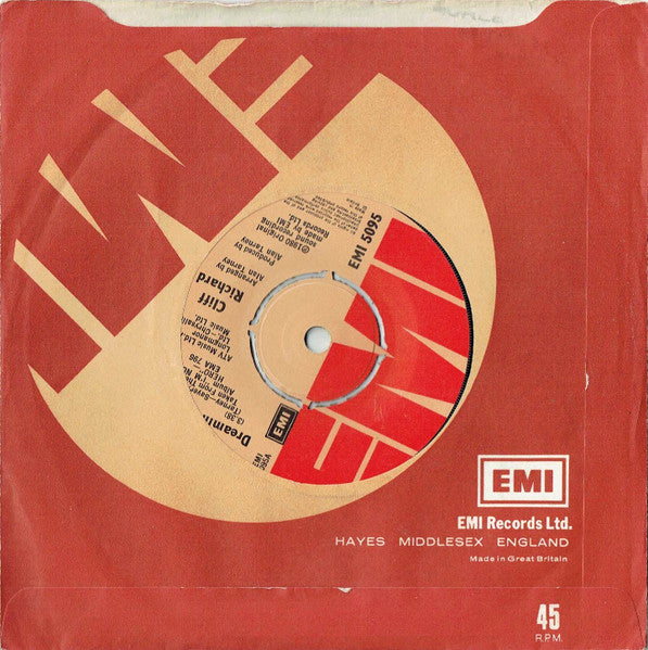 Cliff Richard - Dreamin' (7") - Discogs image 4