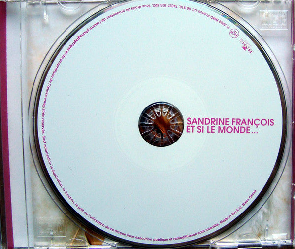 Sandrine François - Et Si Le Monde... (CD) - Discogs image 3