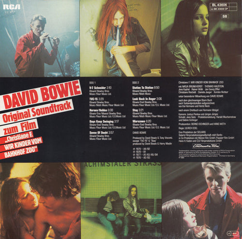 David Bowie - Original Soundtrack Zum Film "Christiane F. Wir Kinder Vom Bahnhof Zoo" (LP) - Discogs image 2