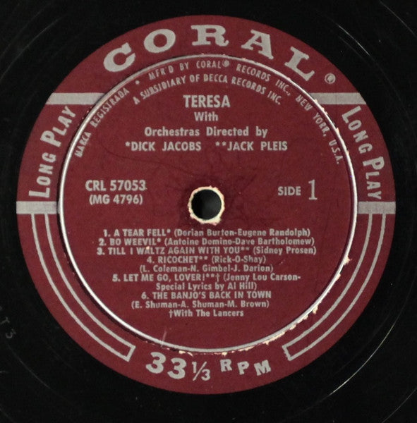 Teresa Brewer - Teresa (LP) - Discogs image 3