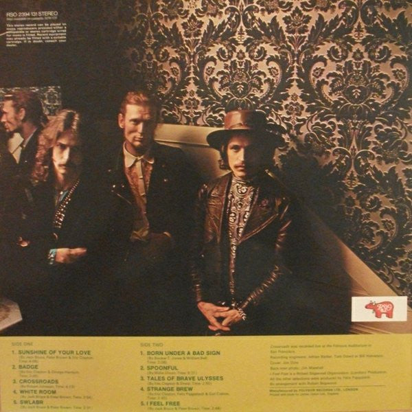 Cream (2) - Best Of Cream (LP) - Discogs image 2