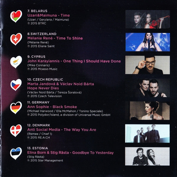 Various - Eurovision Song Contest Vienna 2015 - Building Bridges (2xCD) - Discogs image 6