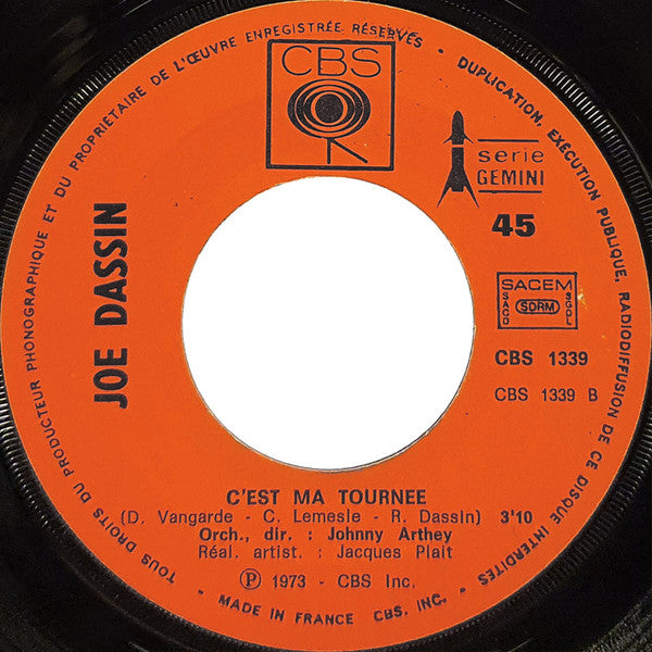 Joe Dassin - Le Moustique (7") - Discogs image 4
