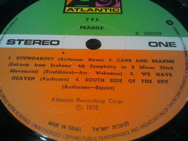 Yes - Fragile (LP) - Discogs image 4