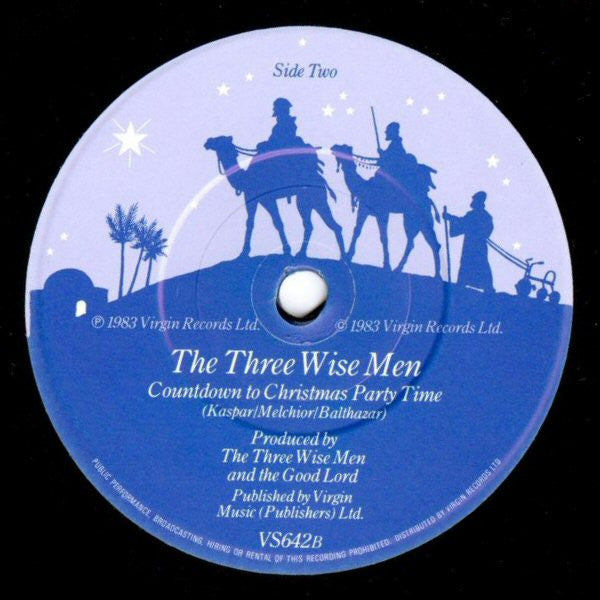 Three Wise Men, The - Thanks For Christmas (7") - Discogs image 4