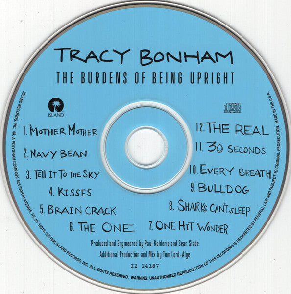 Tracy Bonham - The Burdens Of Being Upright (CD) - Discogs image 3
