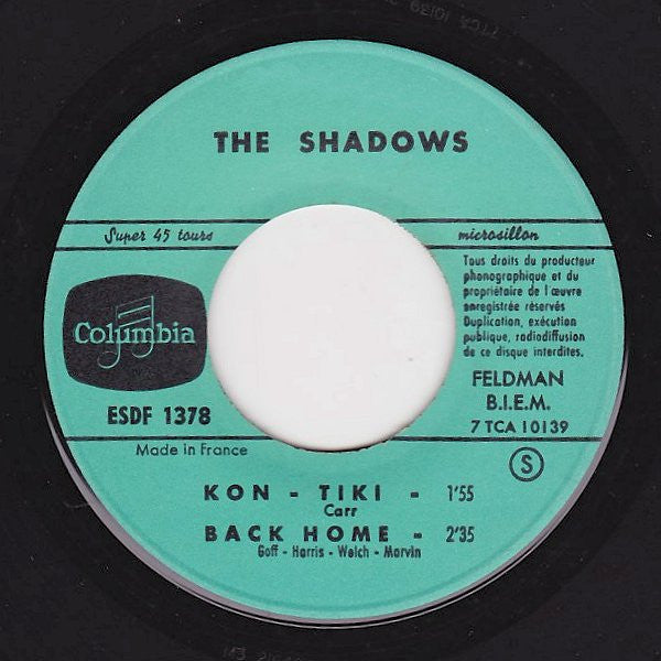 Shadows, The - The Frightened City (7") - Discogs image 4
