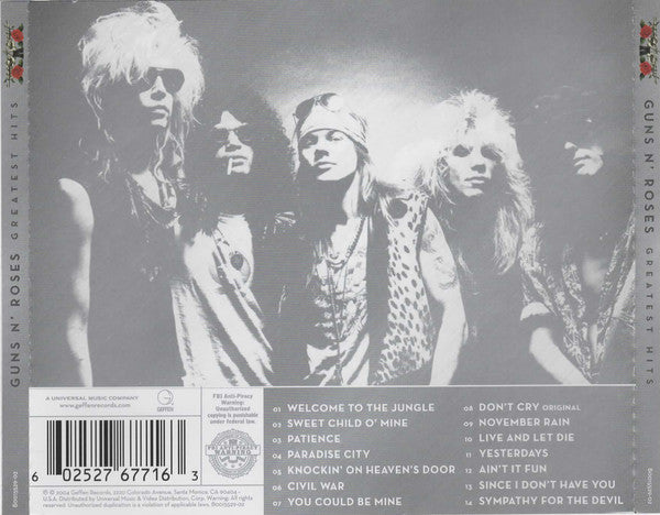 Guns N' Roses - Greatest Hits (CD) - Discogs image 2