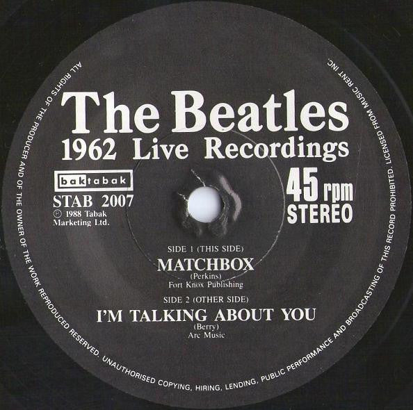Beatles, The - Matchbox / I'm Talking About You (7")