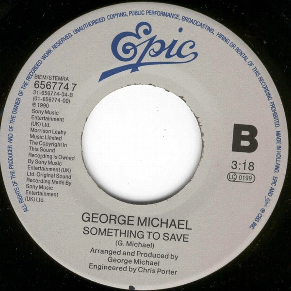 George Michael - Cowboys And Angels (7") - Discogs image 4