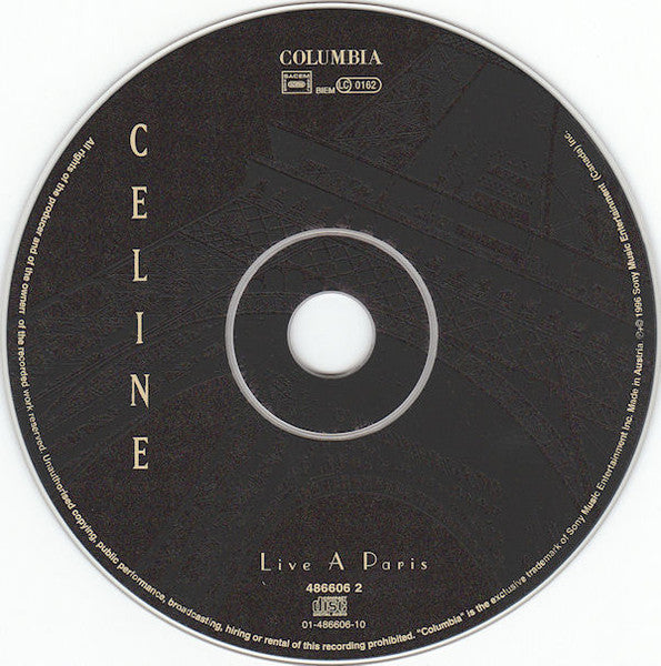 Céline Dion - Live A Paris (CD) - Discogs image 3