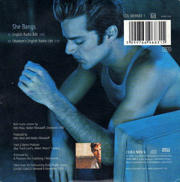 Ricky Martin - She Bangs (CD) - Discogs image 2