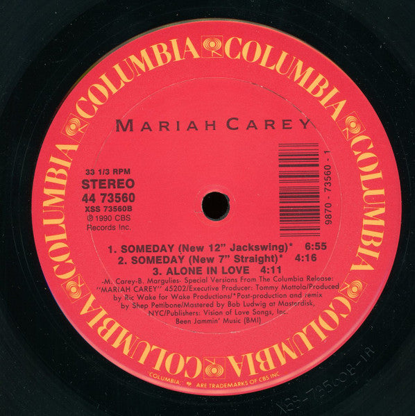 Mariah Carey - Someday (12") - Discogs image 4