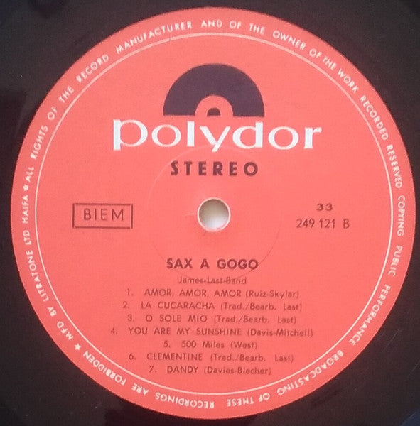 James Last - Sax À Gogo (LP) - Discogs image 5