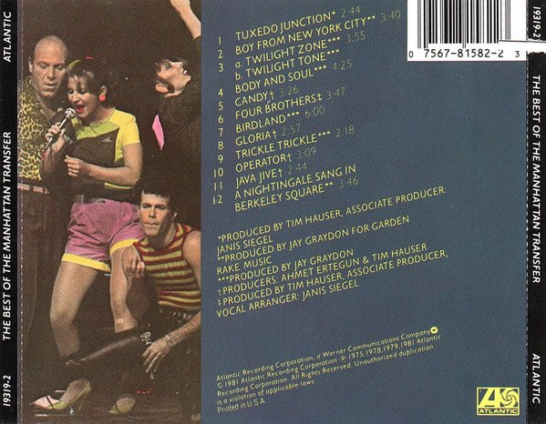 Manhattan Transfer, The - The Best Of The Manhattan Transfer (CD) - Discogs image 2