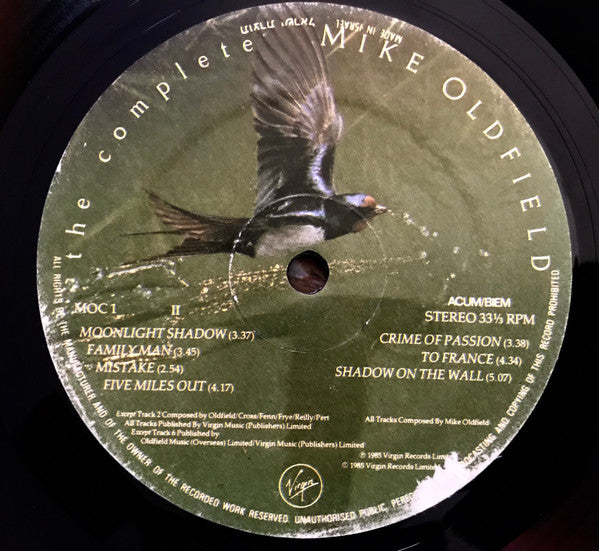 Mike Oldfield - The Complete (2xLP) - Discogs image 6
