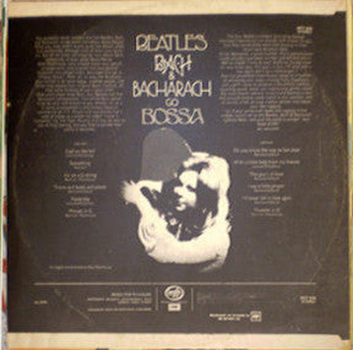 Alan Moorhouse - Beatles, Bach, Bacharach Go Bossa (LP) - Discogs image 2