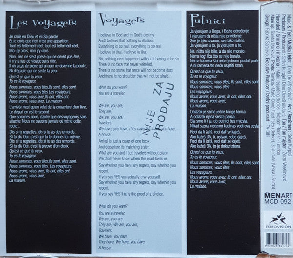 Dino Merlin And Béatrice Poulot - Les Voyagers (CD) - Discogs image 5