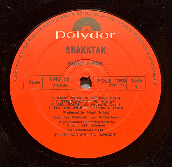 Shakatak - Night Birds (LP) - Discogs image 3